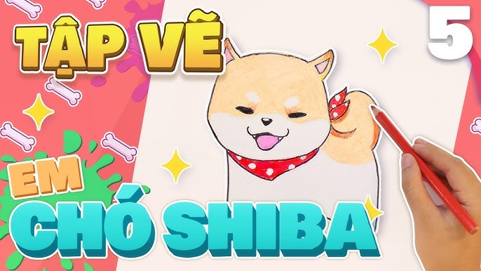 DIY Stickers | How To Make Cute Shiba Dog Stickers At Home - YouTube