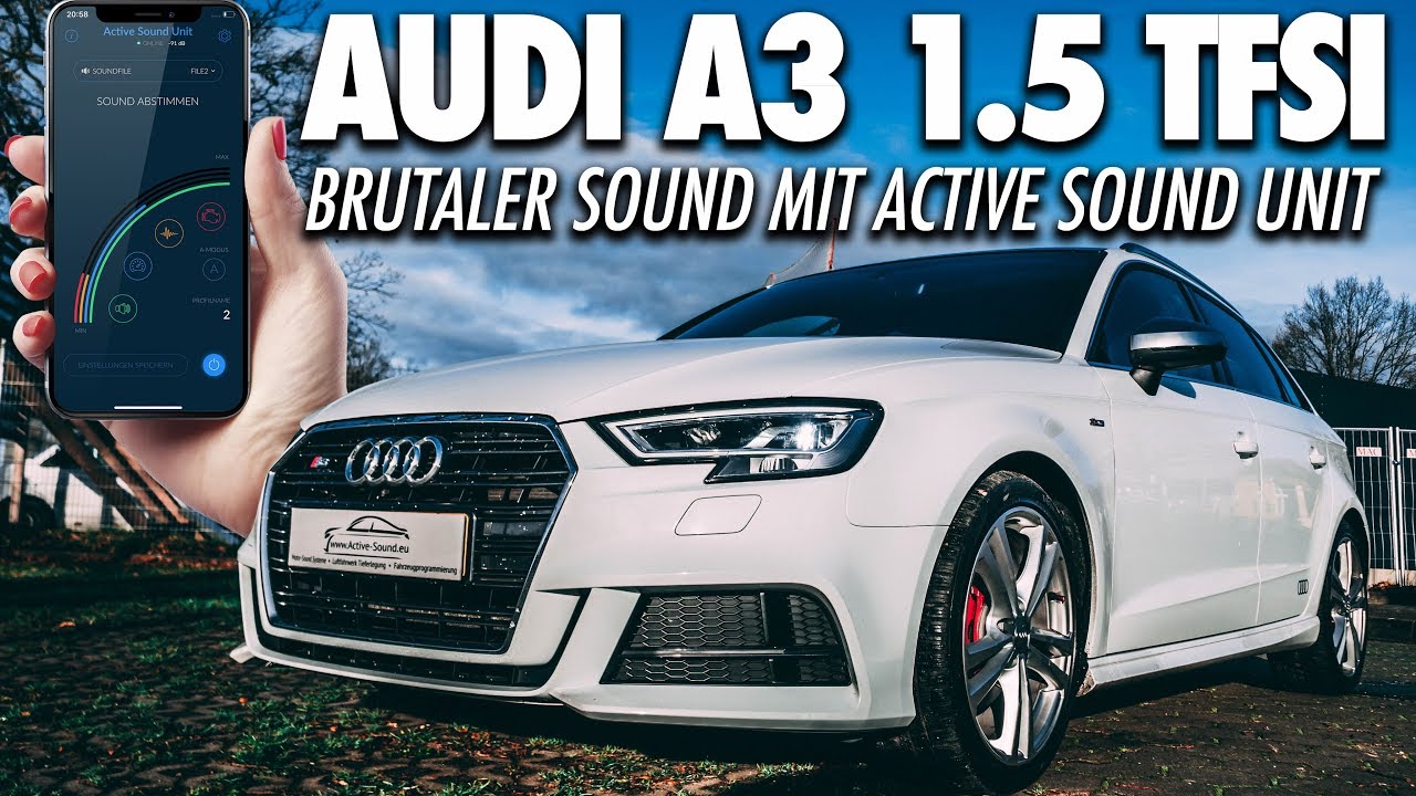 Komplett-Set Active Sound zum Nachrüsten für Audi A3 8V