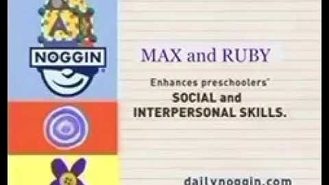Noggin Max & Ruby Curriculum Board
