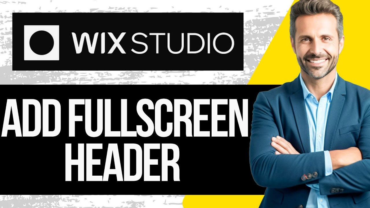 Screen Header How to Add Full Screen Header on Wix Studio - YouTube
