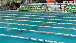 Mychaela @ 7 yo (50M butterfly) Milo Long Course Central Visayas Swimming Championship 
