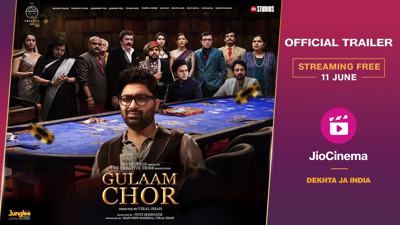 Gulaam Chor   Official Trailer  JioCinema  Malhar Thakar  Gujarati Movie  Streaming Free 11 June
