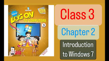 Introduction to Windows 7| ICT class 3 chapter 2| Log on to computer | India #learnwithlili#کامپیوتر