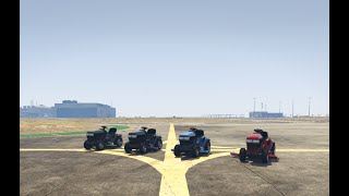 GTA V Tips and Tricks: Get Lawn Mower
In this video, I show how to get your hands on a Lawn Mower.
This little slow vehicle ONLY spawns in the northern area of Los Santos Colf Club around 20:00 and with sunny weather. Sometimes multiple lawn mowers spawn, making it possible to obtain various colors. Sometimes none spawn, and you may have to circle around the area a bit.
Although this must be one of the slowest vehicles in the game, its still pretty cool and rare. I didnt even know about it at all up to late 2014 or 2015 since it only spawns under those specific conditions. GTA V Tips and Tricks: Get Lawn Mower