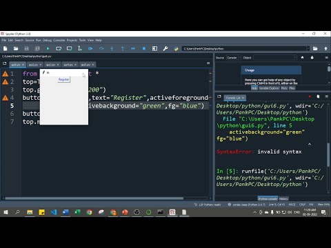 Tkinter Button In Detail | Python TKinte Tutorials in Hindi 06