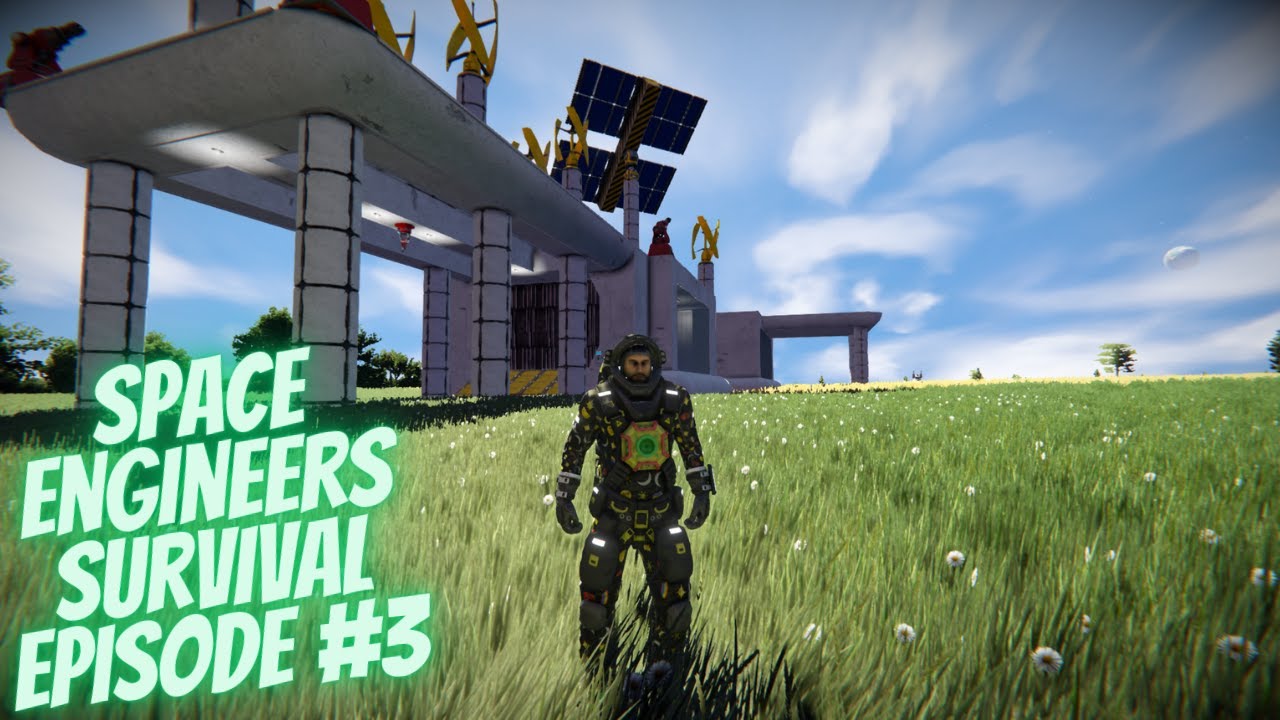 Space Engineers Survival Episode #3 Base Camp - YouTube