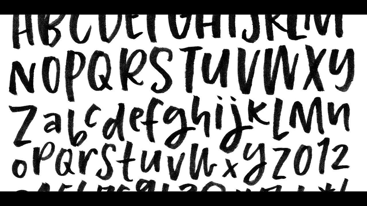 How to Prepare Lettering for Font Making 