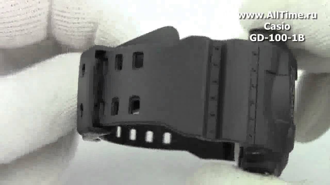 Обзор. Мужские японские наручные часы Casio G-SHOCK GD-100-1B