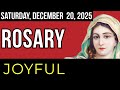 Saturday Rosary - Joyful Mysteries of the Rosary - SATURDAY, December 20, 2025