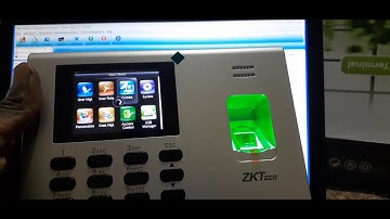 How to CONFIGURE ZK TECO K40/Biometrics System.