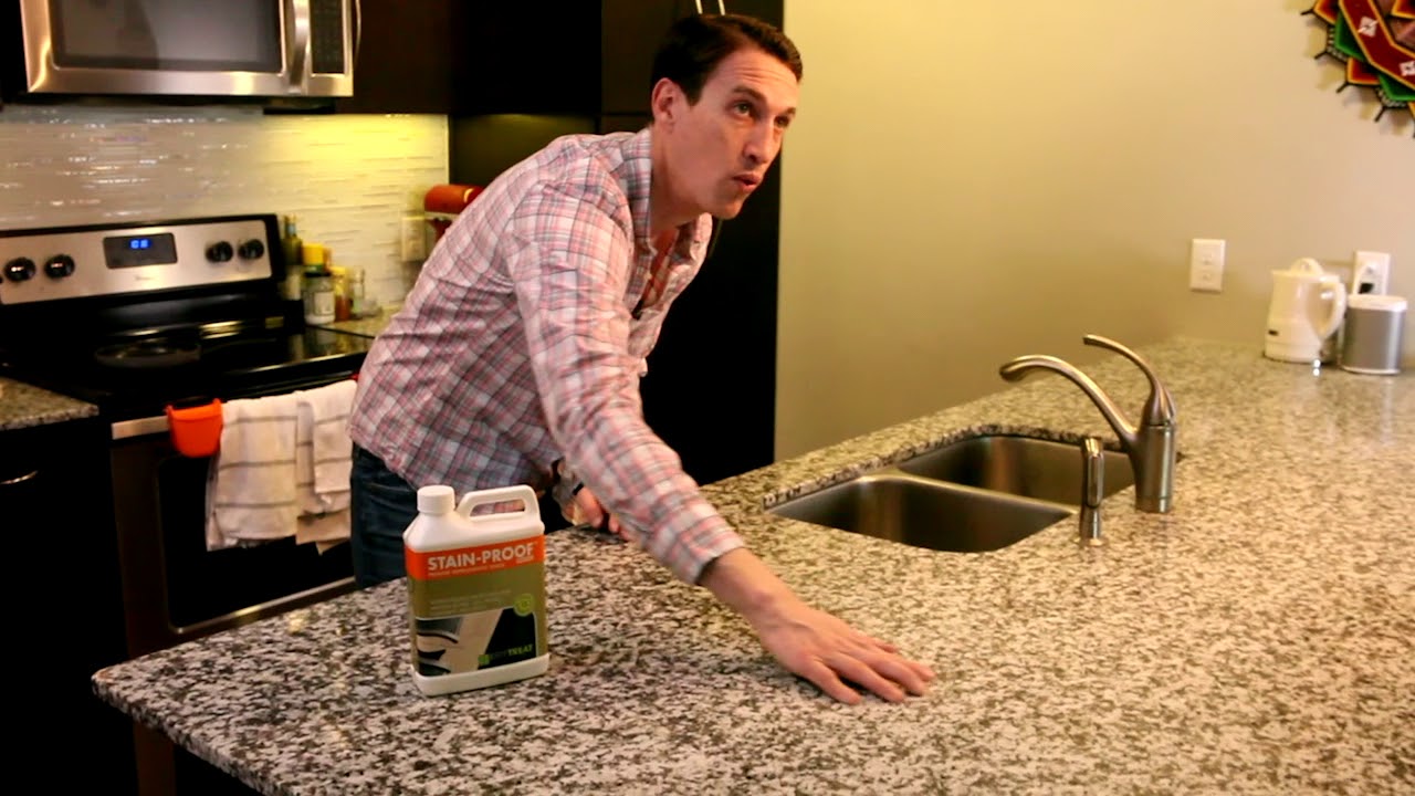 How To Disinfect Granite Countertops Youtube