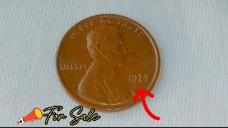 #Rare Lincoln penny 1979 no mint mark