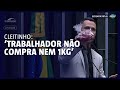 Cleitinho exibe carne no Senado em defesa do fim da escala 6x1