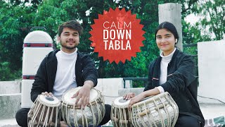 Calm Down Song Tabla Cover Mona Chopra & Mukul Chopra | Vasuki Fusion