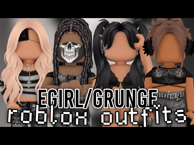 Aesthetic Roblox E-girl/Grunge/Emo Outfits! *WITH CODES + LINKS