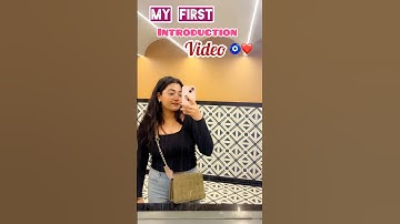 My first video|| Introduction video❤️🧿 #intro #mba #founder #youtubeshorts #ytshorts #shorts