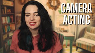 Camera Acting: 4 Tips