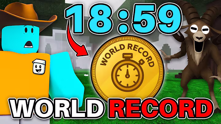 I Broke SOLO Speedrun WORLD RECORD in 99 Nights in the Forest
