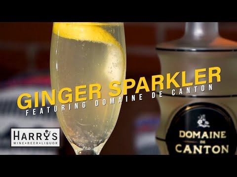 Ginger Prosecco Cocktail- Domaine de Canton