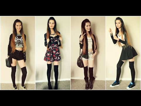 How to Style Knee/Thigh High Socks 