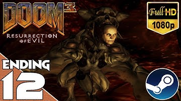 Doom 3: Resurrection of Evil 100% Walkthrough (Nightmare) Part 12 - Hell, Ending & Final Boss Fight