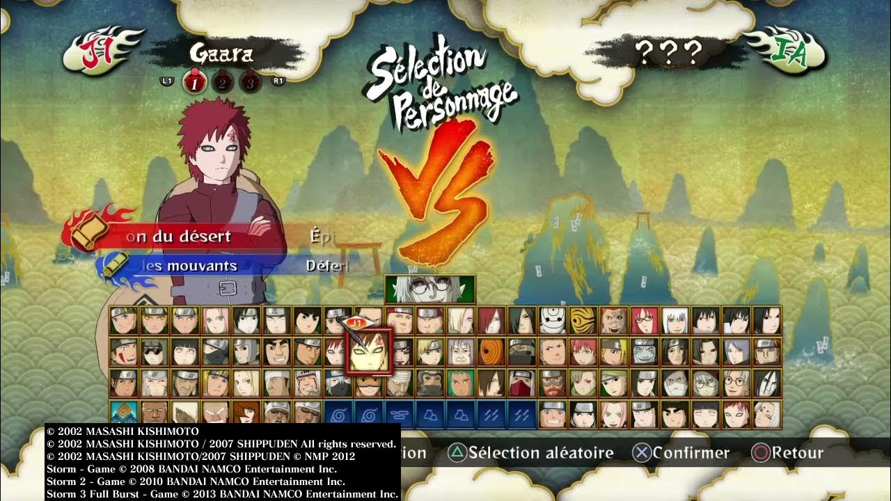 Naruto Ultimate Ninja Storm 3 Personnage Présentation de tous les personnages de Naruto Shippuden ultimate ninja  storm 3 - YouTube