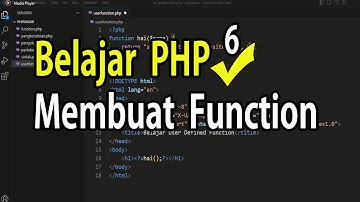Belajar PHP Dasar Membuat Function Di PHP