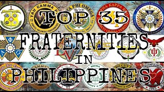 Top 35 Fraternities and Sororities in the Philippines