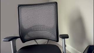 SPACE Seating AirGrid Light Back and Padded Black Eco Leather Seat Review