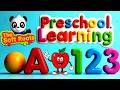Preschool Learning activities for 3 year olds at home | Learn ABC Phonics Shapes Numbers Colors 🌈