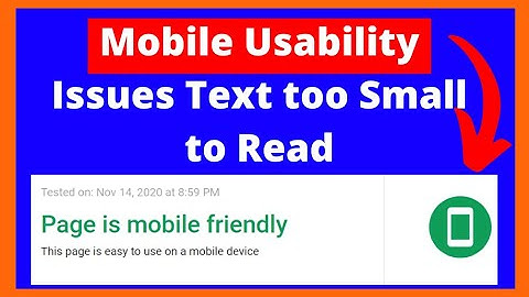 How to Check Mobile Usability Issues Text too Small to Read || Indexing Request Rejected Wordpress