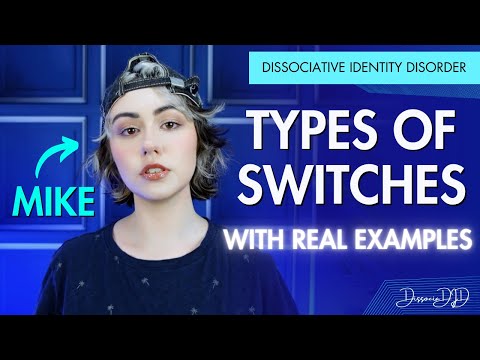 TYPES OF SWITCHES Dissociative Identity Disorder Formerly Multiple Personality Disorder