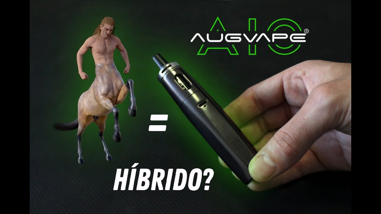 AugVape AIO | VAPE HIBRIDO? Starter Kit p/ Base livre ou Sais de Nicotina,  Voc decide!