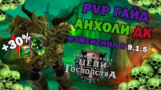 АНХОЛИ ДК PVP Гайд World of Warcraft: SHADOWLANDS изменения в пачте 9.1.5