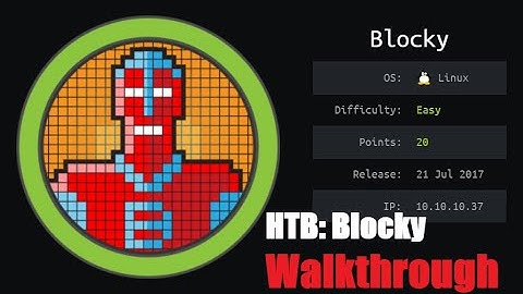 Blocky Walkthrough | HTB Retired | TJ NULL OSCP like Boxes | HackTheBox