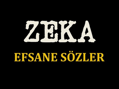 ZEKA ile ilgili güzel sözler