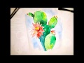 Простой способ нарисовать кактус. Рисуем кактус