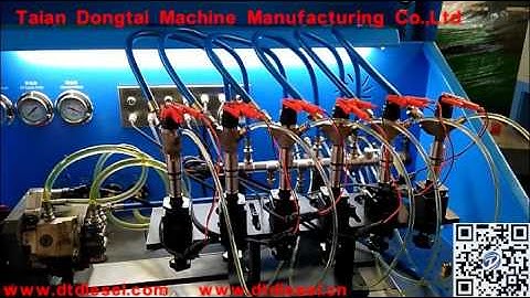 CR815 COMMON RAIL PUMPS AND INJECTOR TEST BENCH(6 Injectors Testing)