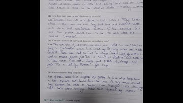 std4 Evs 1 science workbook questions answers of lesson 2 The interrelationship between living thing