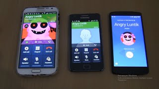 Angry Luntik Incoming call&Outgoing call at the Same Time Samsung Galaxy Note 2+S2 plus +Nexus 5