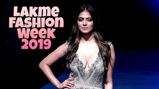 Malavika Mohanan Hottest Pose Ever at Lakme Fashion Week 2019