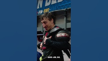 Post-game Marchand is an absolute *VIBE* 🥳🤣🇨🇦