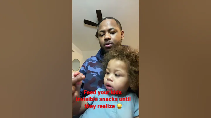 Feeding my child invisible snacks until he realizes 😂😂😂(MUST WATCH) #dacolemanfam #subscribe