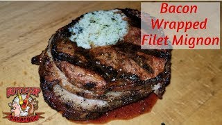 How to Grill Bacon Wrapped Filet Mignon | Collaboration with Rich's River Smokers