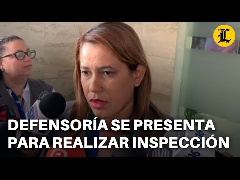 REPRESENTANTE DE LA DEFENSORÍA SE PRESENTA EN LA MATERNIDAD DE LOS MINA PARA REALIZAR INSPECCIÓN