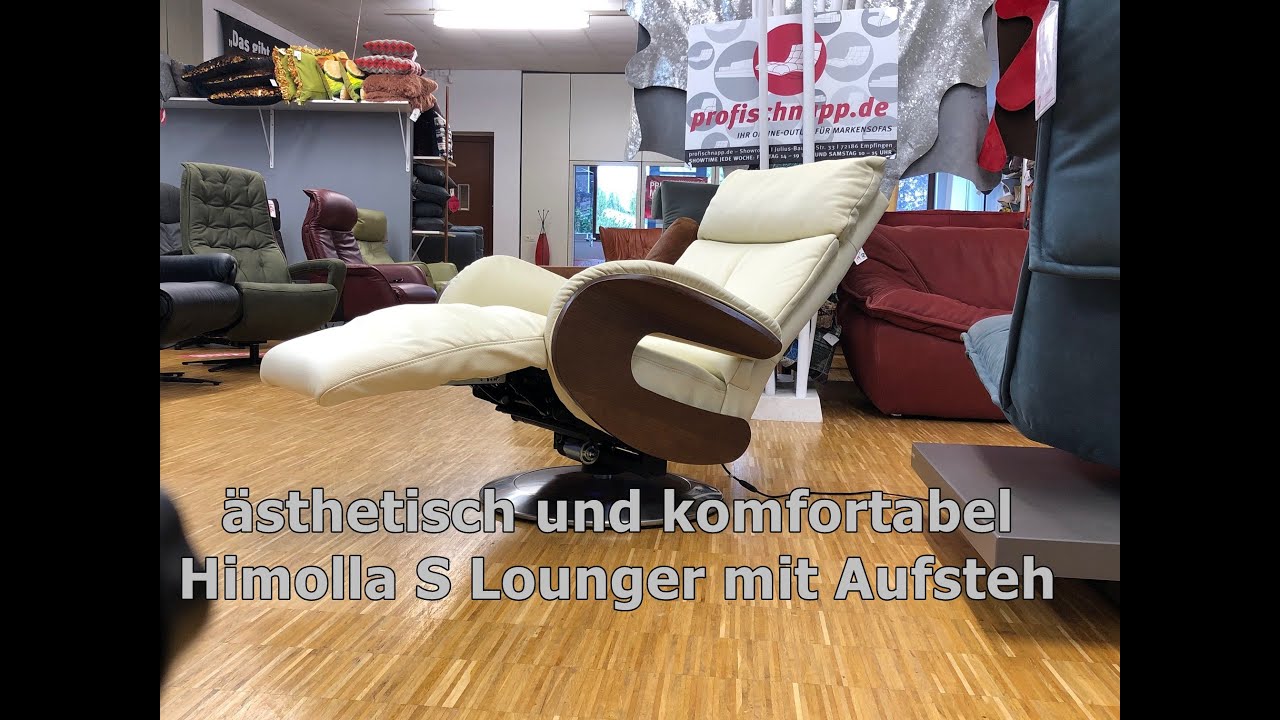 Himolla 7818 S Lounger Relaxsessel elektrisch Aufstehhilfe nuss Leder  Rettich by profischnapp.de - YouTube