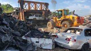 Video still for Volvo Machines Help Power Success Enjoyed for Tenn. Scrap Dealer