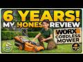 My HONEST Review After 6 Years Of Using WORX CORDLESS Mower