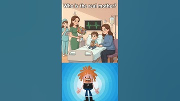 Who is the real mother 🤷🏼‍♀️? #riddle #find #brainteasers #shorts #genius #challenge #quiz #real