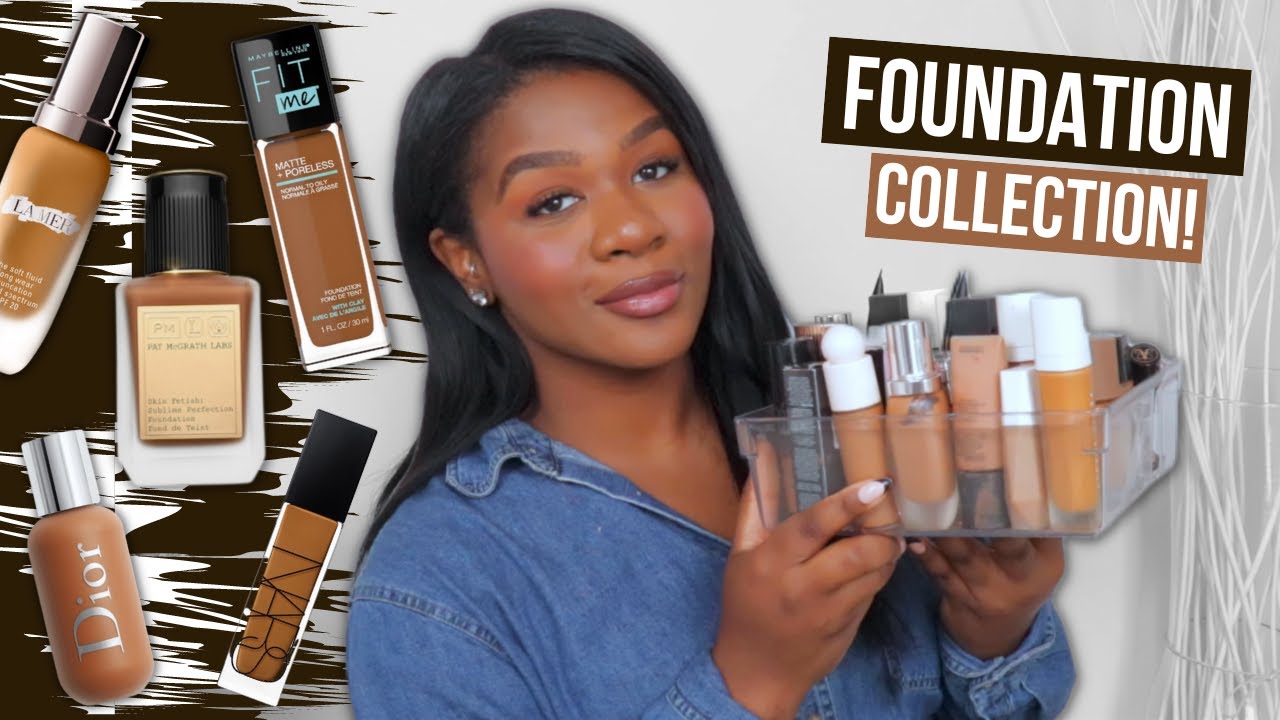 DECLUTTERING MY FOUNDATION COLLECTION + MINI REVIEWS 2023! YouTube